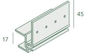 17 mm montageprofiel