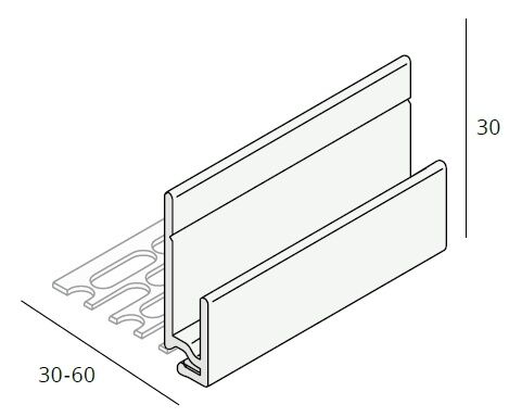 keralit-inhaak-startprofiel-aluminium-400-cm